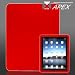 iPad 専用 ソフトシリコンカバーケース（レッド）[APEX]【iPad アイパッド】