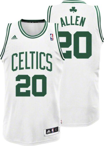 Adidas Boston Celtics Ray Allen Revolution 30 Swingman Home Jersey Large