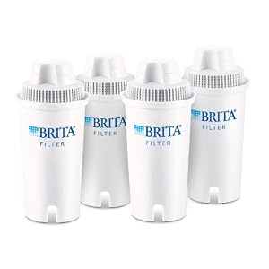 Brita Water Filter Pitcher Replacement Filters, 4 Count