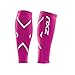 2XU Compression Calf Guards, Hot Pink/Hot Pink, Medium