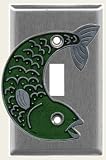 Green Fish single switchplate