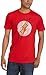 Bioworld Men's Flash Logo T-Shirt,Red,X-Large