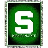 Michigan State Spartans Focus Series Throw Blanket - NCAA College Athletics Fan Shop Merchandise