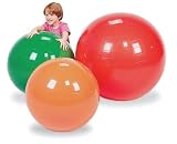 Sportime Gymnic Exercise and Play Balls with Thick Vinyl Exterior - 25 1/2 Inch - Green