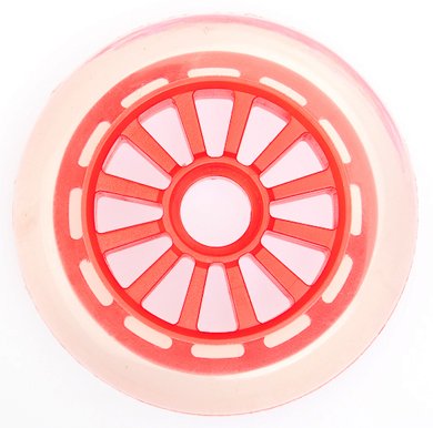 YAK Scooter Wheel Clear-Red