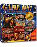 GAME ON! Family Favorites - Includes: Risk II, Monopoly Casino Vegas Edition, Scrabble 2, Monopoly Tycoon, Zapper - One Wicked Cricket, GameDrive.
