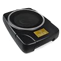 Auna W1-10SUB-AC Auto aktiver Subwoofer Tieft�ner (25 cm (10 Zoll), 250 Watt) Metallchassis schwarz