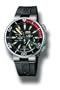 Oris Men's 7164RS TT1 Pro Diver 1000m Black Dial Rubber Strap Watch