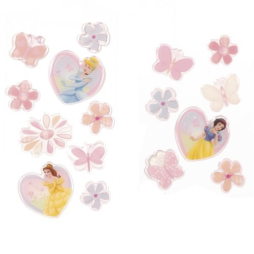 Childrens Toyshop  Toys : Disney Princess 3D Effect Deco Stickers