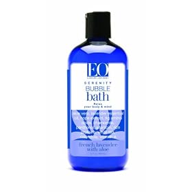 EO Serenity Bubble Bath, French Lavender with Aloe, 12-Ounce Bottles, (Pack of 3)
