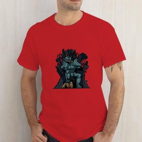 Brotherhood Of Steel Game Of Thrones Red Tshirt Medium