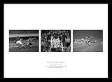Framed Newcastle United Legends Triple Photo Memorabilia