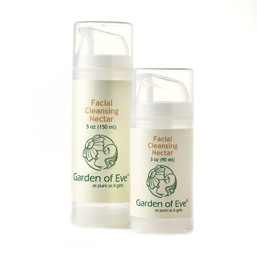 Garden of Eve Facial Cleansing Nectar - No Scent (Unscented, Fragrance Free, Anti-aging/ Combination/ Dry/ Sensitive)(Certified Organic Ingredients) - 3 oz.
