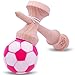 Kaleb USA White & Pink Soccer Ball Kendama and Extra String