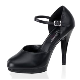 4 1/2 Inch Sexy D'orsay Shoe Womens High Heel Shoes Classic Pump Style Black Leather