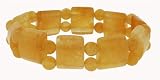 Tanker Bracelet - Yellow Jade