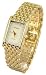 GENEVE Men's Gold-Tone Swiss-Quartz Watch with Austrian Crystals. Model GEN-1005