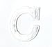 Alphabet Letter - C - Color White - 2