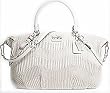 Coach Madison Gathered Leather Large Sophia Convertible Bag 15947 Parchment White