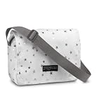  : JanSport 8-Track Messenger Bag (White/Silver Stars)