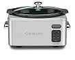 Cuisinart PSC-650 6.5 Quart Programmable Slow Cooker, Brushed Stainless Steel