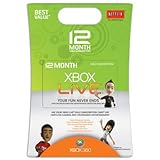 Xbox 360 Live 12 Month Gold Card