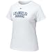 Nike L.A. Dodgers Ladies White Arch Crew T-shirt
