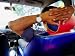 Taxi Driver Relaxing in His Taxi, Kerbside, Bangkok, Thailand Photographic Poster Print by Ray Laskowitz, 16x12