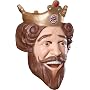 Burger King Mask 3/4 Vinyl Adult Mask