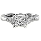 1.50 CT E VS2 DIAMOND PRINCESS CERTIFIED RING
