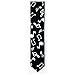 Black and White Music Note Necktie