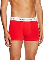 Pepe Jeans London Pack x 3 Bóxers Abel (Blanco / Rojo / Azul)