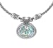 Ancient Glass Heavy Oval Necklace