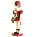 San Francisco 49ers NFL Football 12" Christmas Nutcracker and 5 inch Ornament Set
