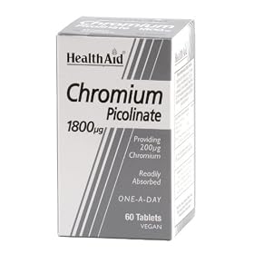 HealthAid Chromium Picolinate 200ug - 60 Tablets