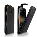 Schwarz Leder Flip Schutzh�lle F�r Google Samsung Galaxy Nexus Prime