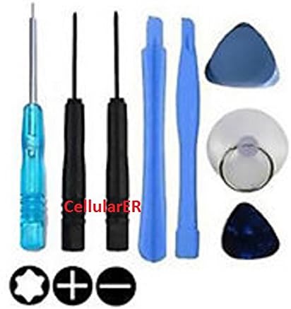 Replacement Headphone Audio Jack Charge Port USB Dock Connector Charging Port with 8 in 1 Tool Kit for Iphone 5c Only (Not for Iphone 5 or 5s)