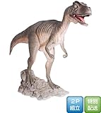 ＦＲＰ恐竜オブジェ　口を大きく開けるアロサウルス / Allosaurus Mouth Open