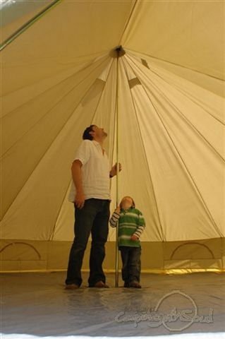 5m Bell Tent with Separate Groundsheet