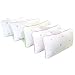 Spa Sister Terry Bath Pillows with Embroidered Dots