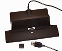 iPad by Apple USB Charging stand, Docking station. Allows for use  of ipad while in sync on a desk for watching movies etc Also supports  charging and sync of iphones, ipods