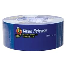 Duck Brand 1135888 1.88-Inch-by-60-Yard Clean Release Masking Tape, Blue