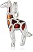 Amazon Collection Sterling Silver Epoxy Giraffe Charm