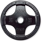 Body-Solid Quad Rubber Grip Olympic Weight Plates