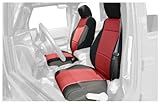 Rugged Ridge 13214.53 Black/Red Custom Neoprene Front Seat Cover - Pair Rugged Ridge 13214.53 Black/Red Custom Neoprene Front Seat Cover - Pair