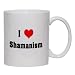 I Love/Heart Shamanism Mug for Coffee / Hot Beverage (choice of sizes and colors)