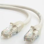 Mediabridge - White RJ45 Computer Networking Cat5e Ethernet Patch Cable - (7 Feet)