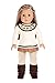 DreamWorld Collections - Pocahontas - 3 Piece Outfit - 18 inch Doll Clothes - Ivory Tunic, Corduroy Pants Brown Boots. (Doll not Included)