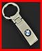 BMW Rectangle Chrome Metal Keychain Holder BMW Rectangle Chrome Metal Keychain Holder