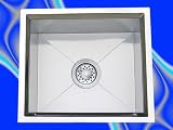 16 Gauge Undermount Single Bowl Square Kitchen Sink 18